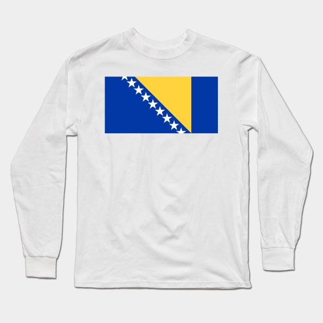 Bosnia and Herzegovina Long Sleeve T-Shirt by Wickedcartoons